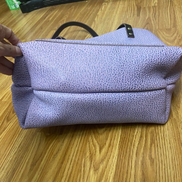 Portland Leather Goods large classic tote in Lilac - Picture 4 of 12